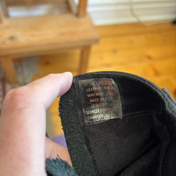 Fabianelli black leather ankle boots - Picture 7 of 9